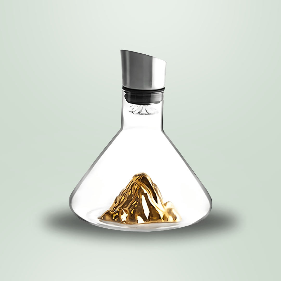 Golden Iceberg Decanter