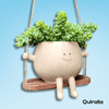 Swinging Smiley Pot