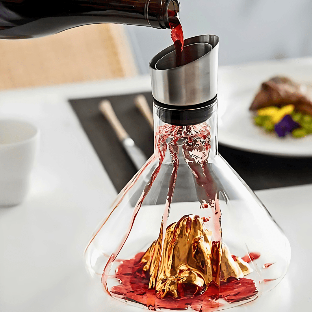 Golden Iceberg Decanter