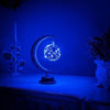 Enchanting Moon Sepak Takraw 3D LED Night Light - Ideal for Christmas Decor and Nightstand