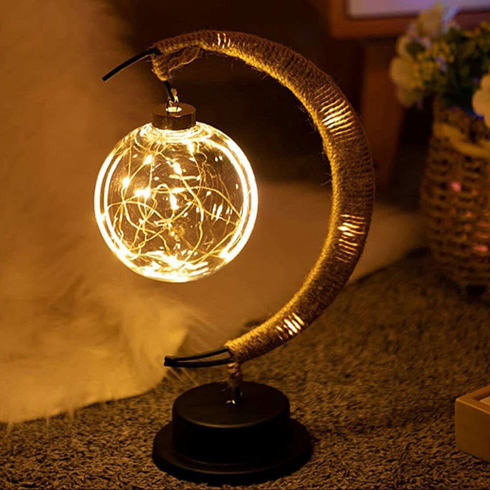 Enchanting Moon Sepak Takraw 3D LED Night Light - Ideal for Christmas Decor and Nightstand